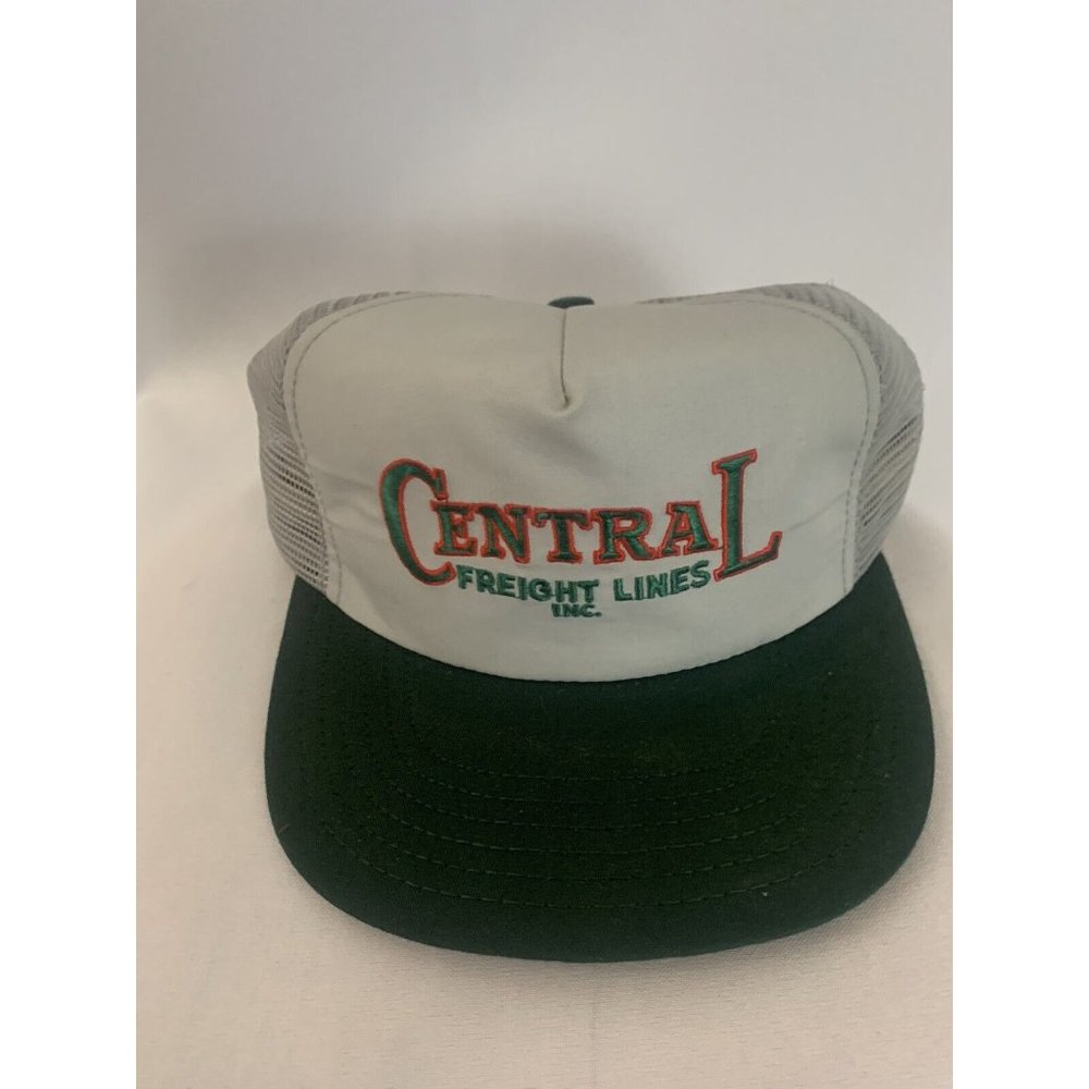 Central Freight Lines INC Trucker Vintage Mesh Snapback Made In USA Ball Cap Hat